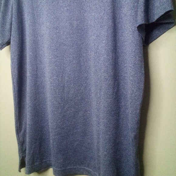 Domino's Pizza Polo Shirt M Men Short Sleeve Logo Pocket Gray - Picture 13 of 14